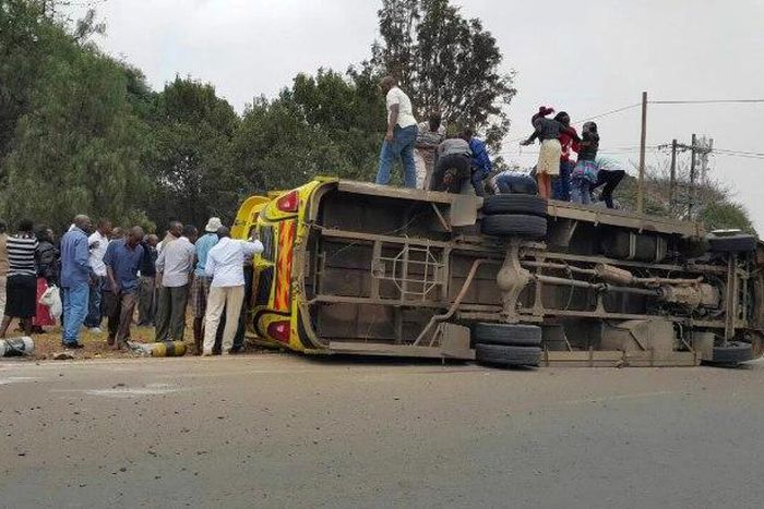 Matatu involved in accident