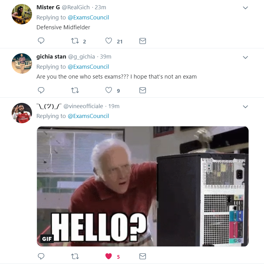 Knec asks on Twitter what DM means, hilarious responses from Kenyans