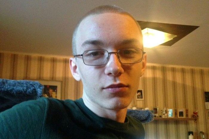 Picture released by Bochum Police shows a 19-year-old German man, named as Marcel Hesse, suspected of stabbing to death a nine-year-old boy and bragging online