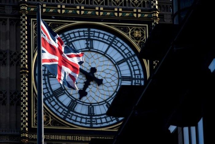 A Union flag flies near the Houses of Parliament in London. Parliament is to vote Wednesday on holding a snap election in June, as Prime Minister Theresa May seeks to make strong gains against the opposition ahead of gruelling Brexit negotiations