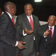 President Uhuru Kenyatta with DP William Ruto and former AG Githu Muigai