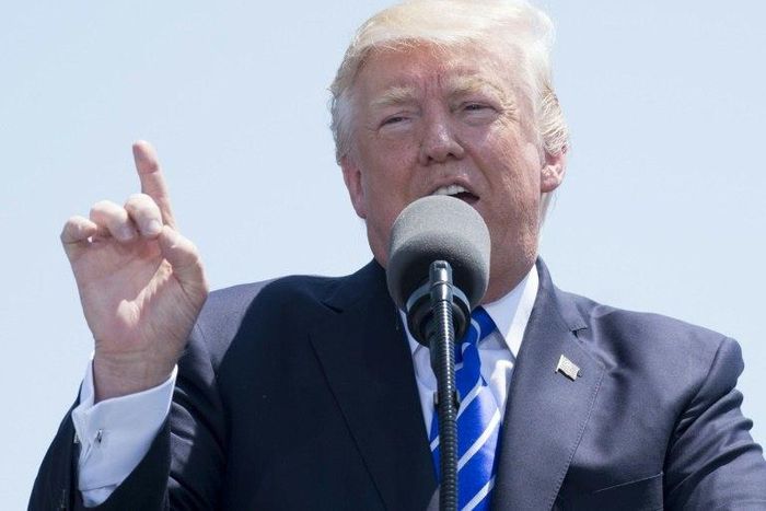 US President Donald Trump vented his frustration at being treated 'unfairly' during a commencement address at the US Coast Guard Academy