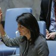 Nikki Haley, the US ambassador to the United Nations, argues for pressure on Russia to end sieges in Syria