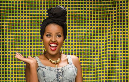 Amina Abdi is always rocking events in the coolest make up ever.