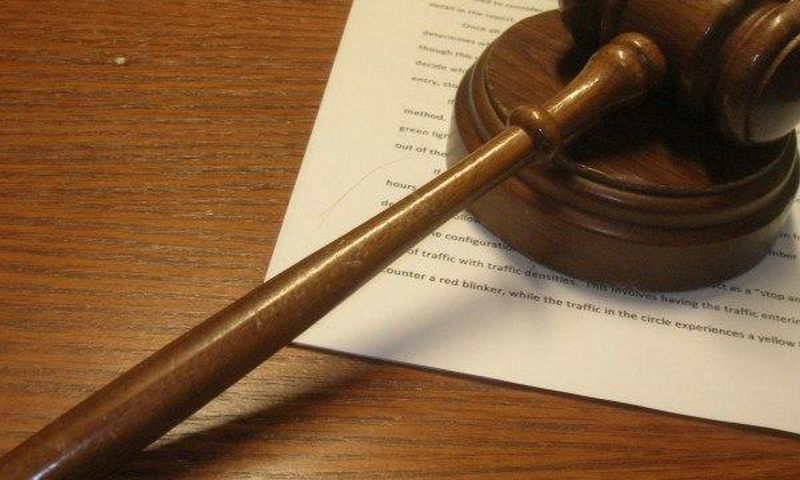 Court gavel.