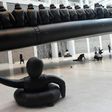 Chinese dissident artist Ai Weiwei's giant installation at Prague's National Gallery is a 70-metre (230-foot) long inflatable boat with 258 oversize refugee figures onboard