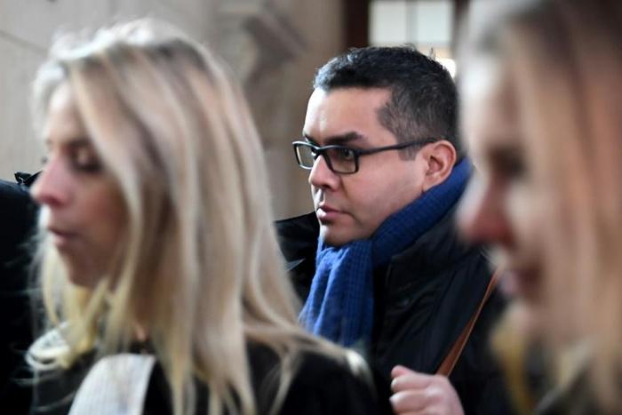 Antoine Q. (pictured January 14, 2019), one of the two French policemen accused of allegedly raping a Canadian tourist in April 2014, risks up to 20 years in prison if convicted
