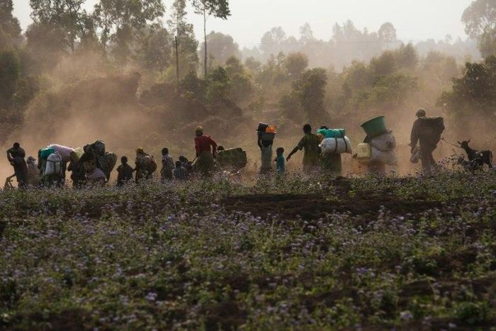 A full 3.7 million people were displaced within DR Congo by the end of March -- more than double the 1.6 million at the start of 2016, the UN humanitarian agency said