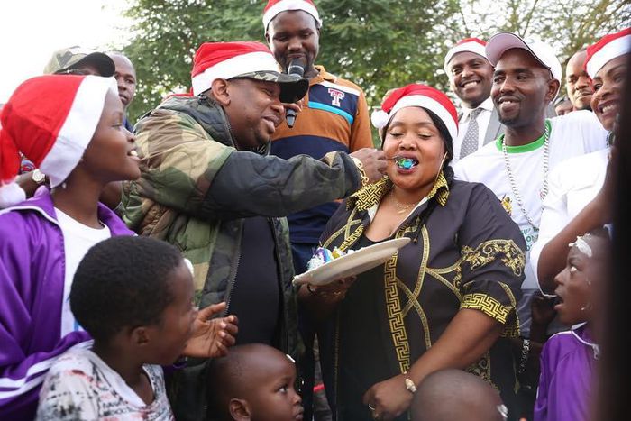 Sonko and his wife. How Mike sonko's wife celebrate her Birthday