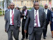 File image of Treasury PS Kamau Thugge with CS Henry Rotich