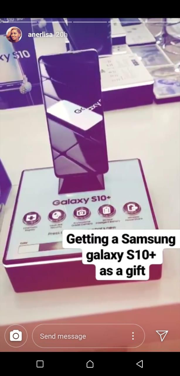 Anerlisa Muigai gifted Sh128, 000 phone