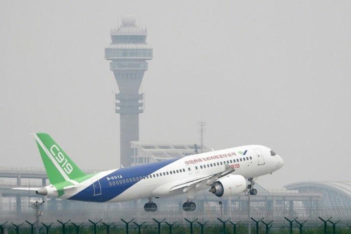 China's home-grown C919 passenger jet took off on its maiden test flight on Friday, a key milestone in the country's drive to compete with US and European aircraft makers