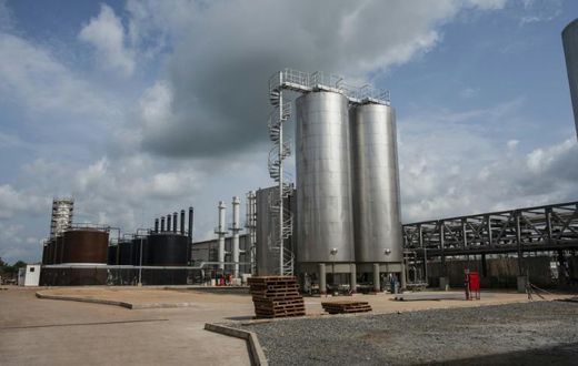 The AB InBev beer factory in Ogun State, outside Lagos