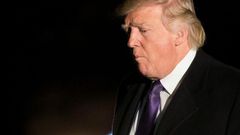 US President Donald Trump returns to the White House after his weekend trip to Mar-a-Lago in Florida