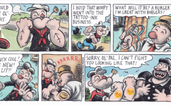 A Modern Take on Popeye for His 90th Birthday