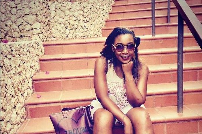 Betty Kyalo in Zanzibar Island.