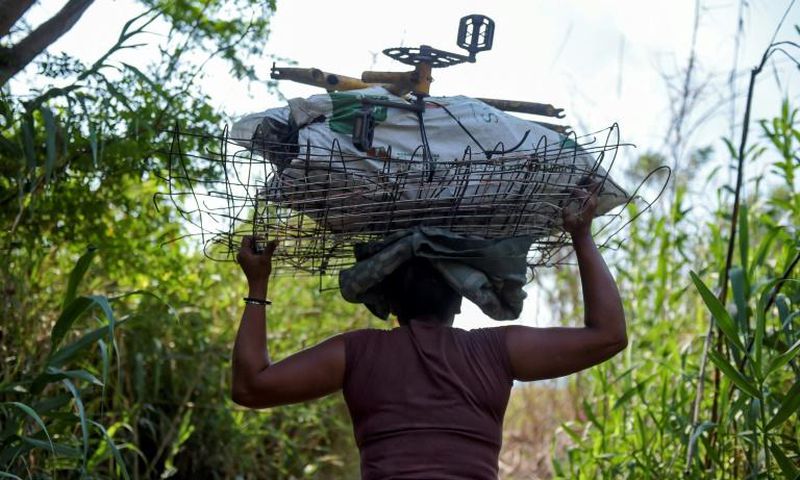 The border has long been a center of smuggling -- now, the contraband is essentially junk