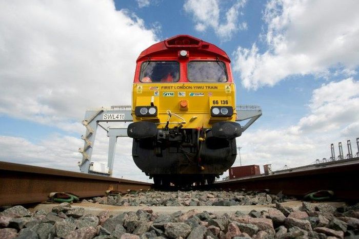 The first freight train to link China directly to the UK arrived in the Chinese city of Yiwu after covering over 12,000-kms (7,500 miles), making it the second-longest route in the world