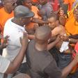 Rival supporters of Malindi MP Willy Mtengo and Kilifi woman representative Aisha Jumwa clash at the Malindi Municipal Stadium.