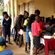 Parents and students during the Form 1 admission process at a Kenyan secondary school (Twitter)