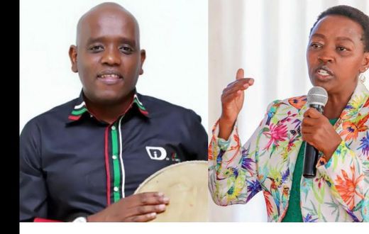 Dennis Itumbi with Rachel Ruto