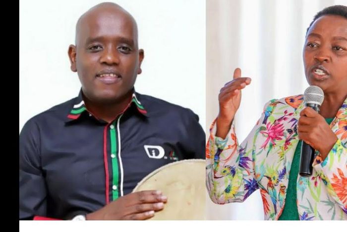 Dennis Itumbi with Rachel Ruto