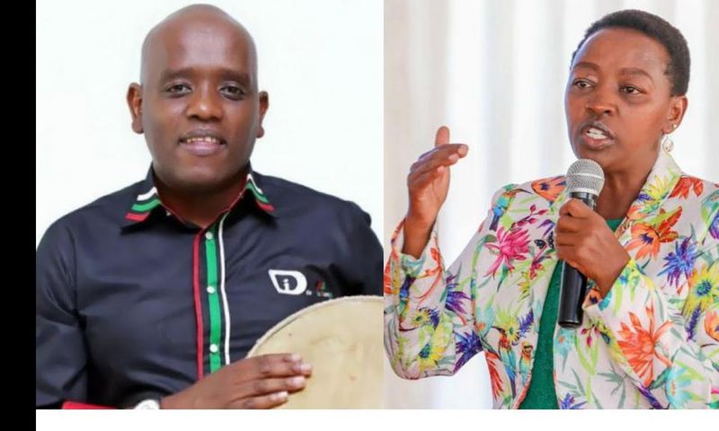 Dennis Itumbi with Rachel Ruto