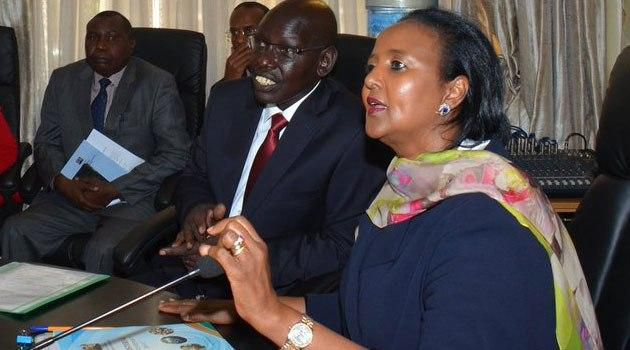 Amina Mohammed with Belio Kipsang(Kahawa Tungu)