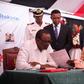 President Uhuru Kenyatta registering for Huduma Namba (Twitter)