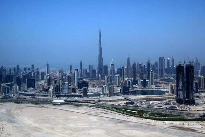 The Dubai skyline