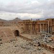 The Roman amphitheatre in the ancient city of Palmyra in central Syria is one of the sites ransacked by the Islamic State group