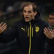 Dortmund's head coach Thomas Tuchel reacts from the sidelines during the UEFA Champions League 1st leg quarter-final football match against Monaco in Dortmund, western Germany on April 12, 2017
