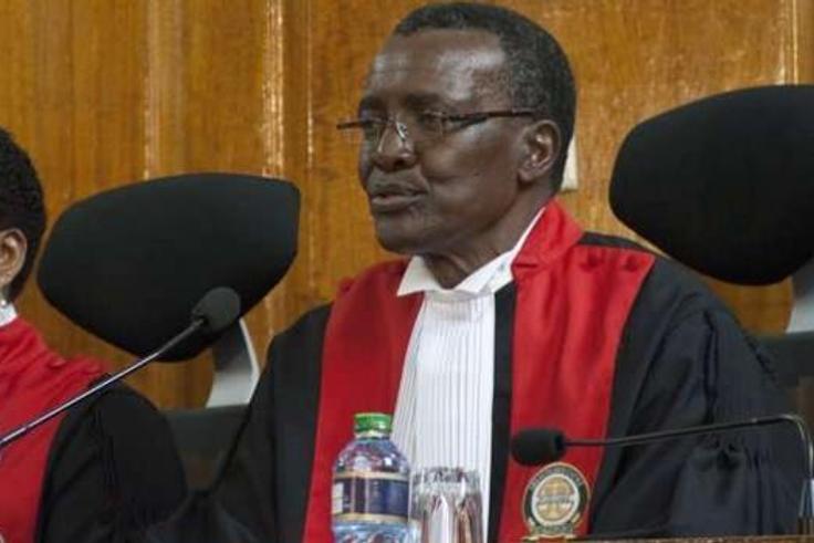 Chief Justice David Maraga (right) and DCJ Philomena Mwilu (left)