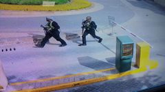Photos of two of the attackers during the attack on Dusit hotel
