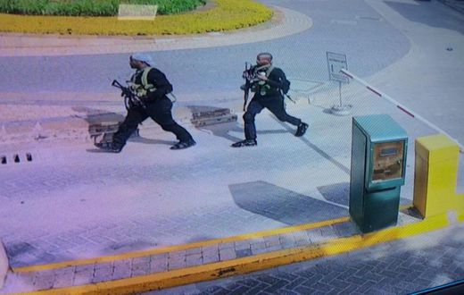 Photos of two of the attackers during the attack on Dusit hotel
