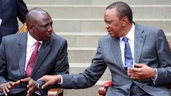 President Uhuru Kenyatta and his deputy William Ruto