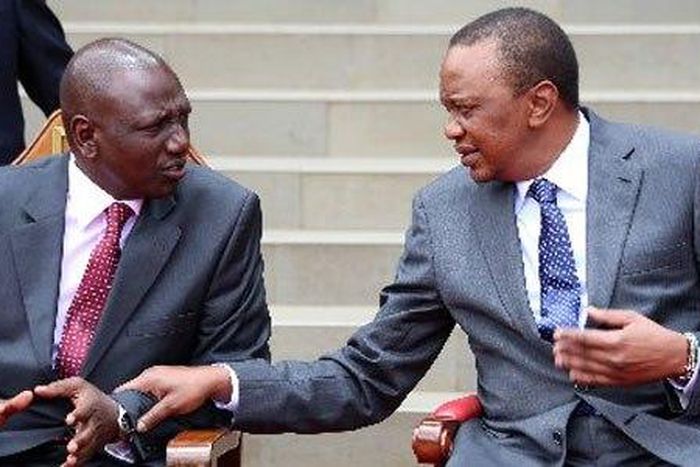 President Uhuru Kenyatta and his deputy William Ruto