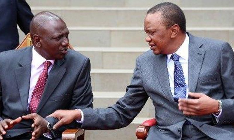 President Uhuru Kenyatta and his deputy William Ruto