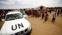 UNHCR has said since war erupted in 2013 nearly 330,000 South Sudanese refugees, pictured in January 2017, have arrived in Sudan fleeing war and food insecurity in their country