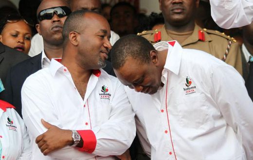 President Uhuru Kenyatta and Governor Hassan Joho