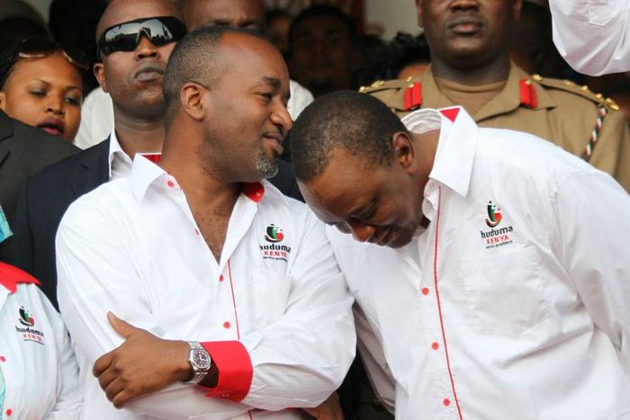Mombasa Governor Hassan Joho and President Uhuru Kenyatta