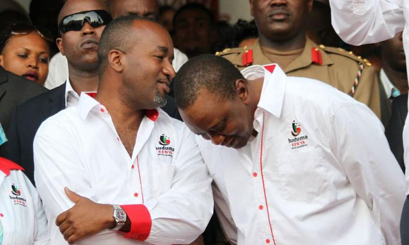 President Uhuru Kenyatta and Governor Hassan Joho