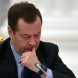 In televised remarks, Russian Prime Minister Dmitry Medvedev said opposition leader Alexei Navalny "says that 'everyone is horrible, choose me for president'