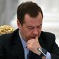 In televised remarks, Russian Prime Minister Dmitry Medvedev said opposition leader Alexei Navalny "says that 'everyone is horrible, choose me for president'