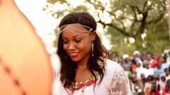 Mercy Cherono during her wedding