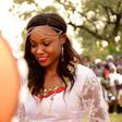 Mercy Cherono during her wedding
