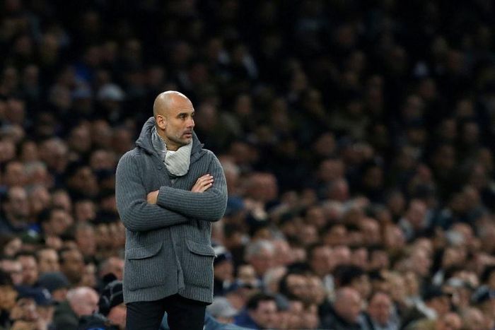 Pep Guardiola's body language showed his frustrations as Manchester City lost to Tottenham in the first leg of their Champions League quarter-final