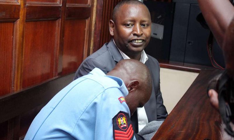 Samburu Governor Moses Kasaine Lenolkulal during his court appearance on Wednesday, his bail was reduced from Sh100 million to Sh10 million