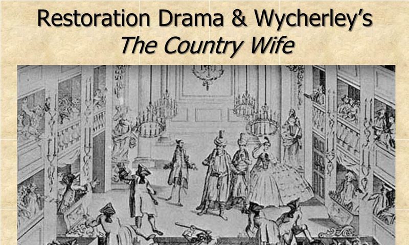 Executing your restoration drama