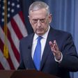 US Secretary of Defense Jim Mattis holds a press briefing at the Pentagon in Washington, DC, May 19, 2017